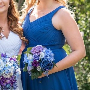 Azazie Pierrette Royal Blue Bridesmaid’s Dress